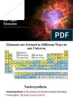 Bigbang Theory and The Formation of Light Elements