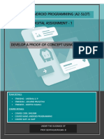 Swe2008 - Android Programming (A2-Slot) Digital Assignment - 1