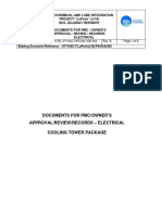 Documents For Pmc/Owner'S Approval/Review/Records - Electrical Cooling Tower Package