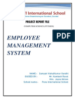 Employee Management System: Computer Science (Python)