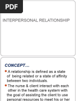 Interpersonal Relationship