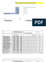 Barangay Monthly Inventory of Vaccinated Population: Rowena M. Brioso Hon. Raymund T. Bites