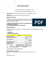 Evaluación Escrita de Costos y Presupuesto