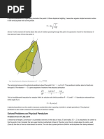 Physical Pendulum - Angular SHM - Solved Problems