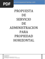 Propuesta Horizontal Servicios y Asesorias