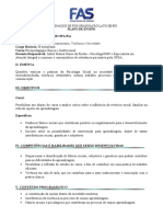 Ementa Psicopedagogia Comunitária, Violência e Sociedade