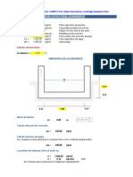 Análisis Estructural Desarenador (Excel Completo) - Enlace de Descarga en La Descripción