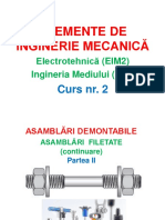 Cursul 2 - Asamblari Filetate