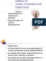 Abnormal Genital Tract Dev