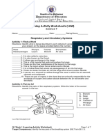 Learning Activity Worksheet Science 9 Q1 Weeks 1 2