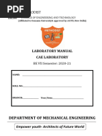 Cae Lab Manual Edited 14-12-2020