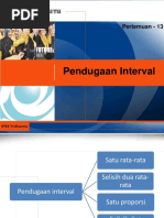 Pendugaan Interval-Statistika