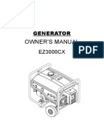 Owner'S Manual: Generator