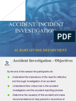 Accident Incident Investigation