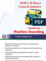 OSHA 30 Hours General Industry: Machine Guarding