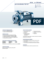 Electrobombas Centrífugas Normalizadas "EN 733" 60 HZ N 1750 Min-1