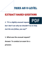 EVANS TRIES AN O Level EXTRACT BASED QUESTIONS