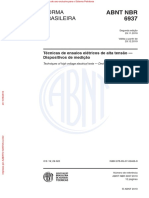 NBR 6937 - Técnicas de Ensaios Elétr Icos de Alta Tensão