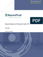 BeyondInsight and Password Safe API Guide