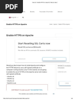 Enable HTTPS On Apache (Step by Step)