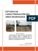 Caracterización Del Area Degradada