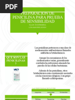 Preparacion de Penicilina para Prueba de Sensibilidad