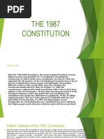 THE 1987 CONSTITUTION With Column