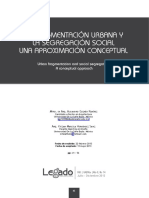 La Fragmentación Urbana Y La Segregación Social Una Aproximación Conceptual