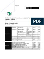 ZIMBABWE - Emergency Power Infrast Rehabilitation Project - Eng