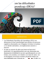 ¿Qué Son Las Dificultades en El Aprendizaje (DEA) ?