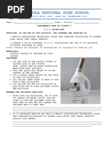 First Summative Test-Performance Task 1 Science 7 q2