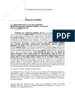 ESCRITO DE CONTESTACIÓN DE LA DEMANDA EN Procedimiento Contencioso Administrativo