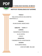 Instalacion de Una Acomentida Monofasica L1 Protocolo de Investigacion