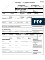 Application For Loan Restructuring: (Under R.A. 9679)