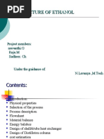 Manufacture of Ethanol