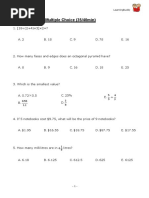 Selective Trail Test Math No.55