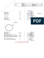 Fillet Weld Strength Check