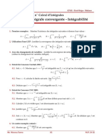 TD Integrale Generalisee MP 2123