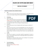 Method Statement-Concrete Site Mix