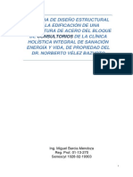 MEMORIA DE CALCULO ESTRUCTURAL BLOQUE CONSULTORIOS Metalica