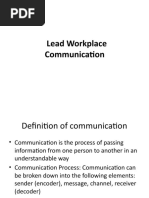 Lead Workplace Communication