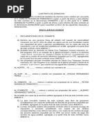 Contrato de Donacion Traslativo de Dominioterminado