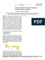 Analysis and Design of Wireless Power Transmission Through Inductive Coupling