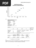 ISOM2500 Spring 2019 Assignment 4 Suggested Solution: Regression Statistics