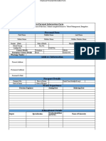 Personal Data: Employee Personal Information Form