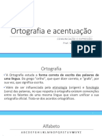 Aula 2 - Ortografia e Acentuação