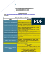 Agenda de Induccion Medicina Pasto 2022-1