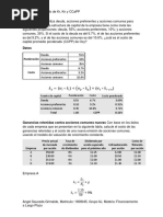 Calculo de KR, KN y CCaPP