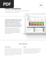 Policy Compliance Datasheet