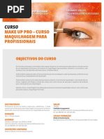 Curso MAKE UP PRO - Maquilhagem Profissional